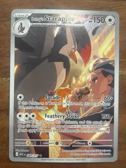 Pokemon TCG Larry’s Staraptor 249/217 Ascended Heroes Illustration Rare NM Card - Image 1