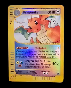 Pokemon Dragonite Reverse Holo Rare Expedition Card 043/165 VINTAGE LP - Image 1