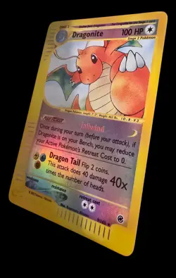 Pokemon Dragonite Reverse Holo Rare Expedition Card 043/165 VINTAGE LP - Image 4