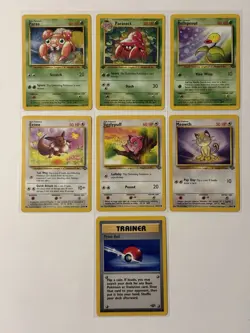 Pokemon Jungle Lot Of 7 Vintage Cards - LP/NM Condition - 1, 1st Edition! - Image 1