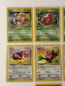 Pokemon Jungle Lot Of 7 Vintage Cards - LP/NM Condition - 1, 1st Edition! - Image 2