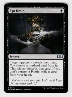 MTG, Wilds of Eldraine, Ego Drain, regular, No.86, U - Image 1