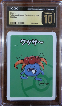 Pokemon Gloom Old Maid 2019 Pokemon Playing Cards Japanese CGC Pristine 10 - Image 1