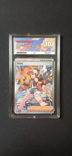 Pokemon TCG Hilda Special Illustration Rare Card 171/086 White Flare 🔥 ACE 10 - Image 1