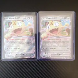 Pokemon Meowth EX 062/088 Lot of 2 Nintendo English Promo XY Promo TCG Cards - Image 1