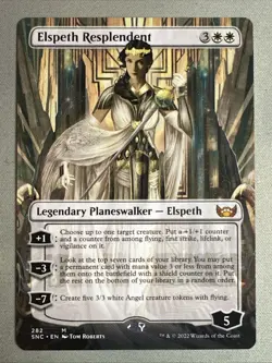 MTG / Elspeth Resplendent / SNC / #282 / Regular (Borderless) / Mythic / NM - Image 1