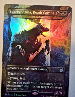 Spacegodzilla, Death Corona FOIL Card ( #373 Ikoria: Lair of Behemoths MTG ) - Image 3