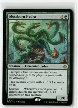 Mossborn Hydra R 107 Foundations MTG - Image 1