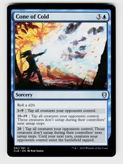 MTG, Commander Legends: Battle for Baldur's Gate, Cone of Cold, regular, No.61, - Image 1