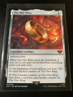 The One Ring : The Lord of the Rings: Tales of Middle-Earth. Non Foil #246 Mint - Image 2