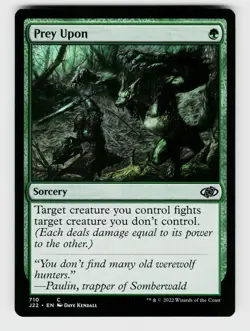 MTG, Jumpstart 2022, Prey Upon, regular, No.710, C - Image 1