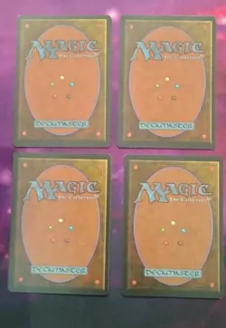 Red Elemental Blast 4th Edition x4. Playset x4, MTG. LP, Lightly Played. - Image 2