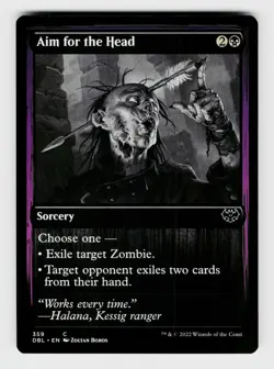 MTG, Innistrad: Double Feature, Aim for the Head, regular, No.359, C - Image 1