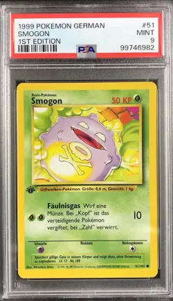 Smogon 51/102 - Basis-Set - 1. Edition - PSA 9 - Pokemon - Image 1