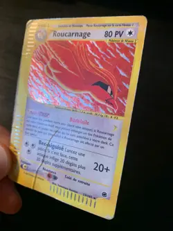 Carte Pokemon : Roucarnage 23/165 Expedition Wizards Francaise - Image 4