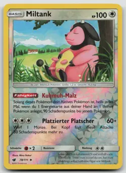 Miltank 78/111 Reverse Holo - Aufziehen der Sturmrote - DE - NM - Pokemon TCG - Image 1