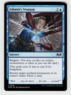 MTG, Wilds of Eldraine, Johann's Stopgap, regular, No.58, C - Image 1