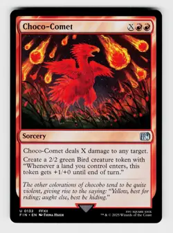 MTG, FINAL FANTASY, Choco-Comet, regular, No.132, U - Image 1