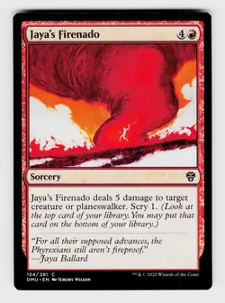 MTG, Dominaria United, Jaya's Firenado, regular, No.134, C - Image 1