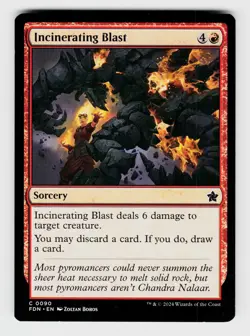 MTG, Foundations, Incinerating Blast, regular, No.90, C - Image 1
