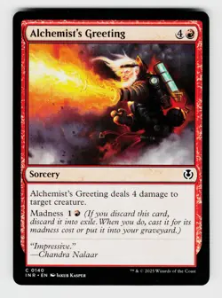 MTG, Innistrad Remastered, Alchemist's Greeting, regular, No.140, C - Image 1