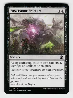 MTG, The Brothers' War, Powerstone Fracture, regular, No.112, C - Image 1
