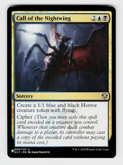 MTG, Guilds of Ravnica: Guild Kits, Call of the Nightwing, regular, No.8, U - Image 1