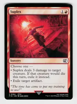 MTG, FINAL FANTASY, Suplex, regular, No.164, C - Image 1