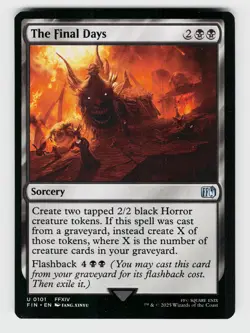 MTG, FINAL FANTASY, The Final Days, regular, No.101, U - Image 1