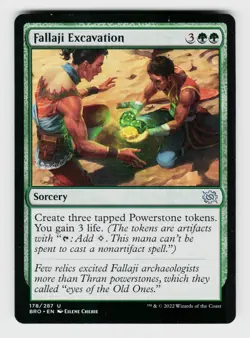 MTG, The Brothers' War, Fallaji Excavation, regular, No.178, U - Image 1