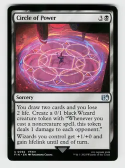 MTG, FINAL FANTASY, Circle of Power, regular, No.92, U - Image 1