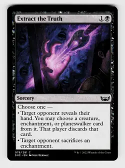 MTG, Streets of New Capenna, Extract the Truth, regular, No.78, C - Image 1