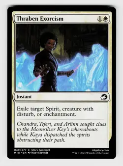 MTG, Innistrad: Midnight Hunt, Thraben Exorcism, regular, No.39, C - Image 1