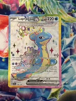 LAPRAS EX #158/142 POKEMON Stellar Crown (Rare, NM) ENGLISH - Image 2