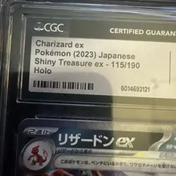 Charizard ex RR 115/190 Shiny Treasure ex CGC 10 Gem Mint 2023 Pokemon - Image 2