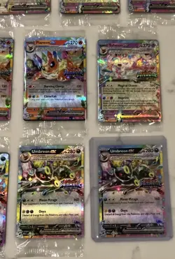 Pokemon Prismatic Evolutions - Surprise Box Stamped Promo Sealed Lot X10 UMBREON - Image 5