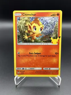 Chimchar 12/25 Holo McDonald's 25th Anniversary Pokemon NM - Image 1