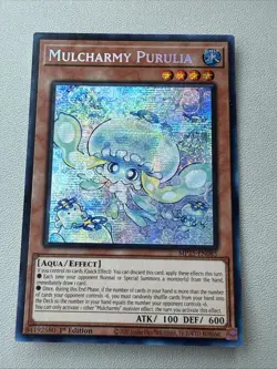 YUGIOH - MULCHARMY PURULIA - PRISMATIC SECRET RARE - MP25 - NM - 1ST ED - Image 1
