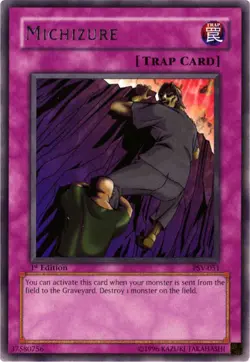 4x Moderately Played Michizure - PSV-051 - Rare - 1st Edition - YuGiOh - Image 1