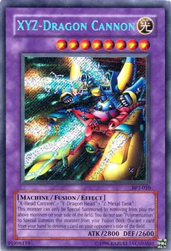 4x Damaged XYZ-Dragon Cannon - BPT-010 - Secret Rare - Limited Edition - YuGiOh - Image 1