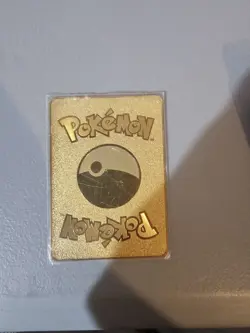 Pokemon TCG Metal Card Shiny Charizard VMAX Single Gold Hard Metal - Image 2