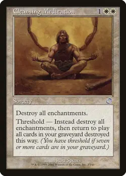 Cleansing Meditation - Torment | MTG Card - Image 1