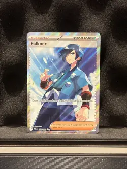 Falkner - 251/193 - Pokemon Paldea Evolved Full Art Ultra Rare Card NM - Image 1