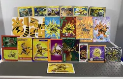 Pokemon Lot of Cards and Stickers Electabuzz #152 Electabuzz Only Lot of 21 - Image 1