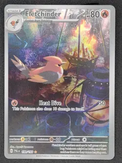 Fletchinder, 199/193, Paldea Evolved, Illustration Rare, NM - Image 1