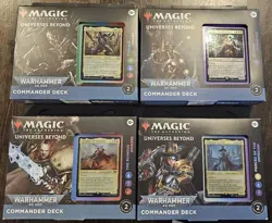 MTG Universes Beyond Warhammer 40,000 Commander Deck Set of 4 - Image 1
