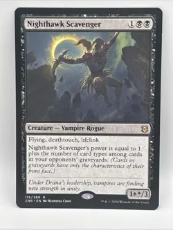 Nighthawk Scavenger - 115/280 - Rare - Zendikar Rising ZNR MTG - Image 1
