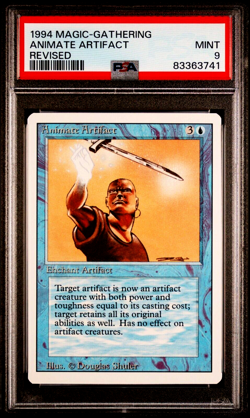 1994 Magic The Gathering Revised Animate Artifact PSA 9 *Only 10 Graded Higher* - Image 1
