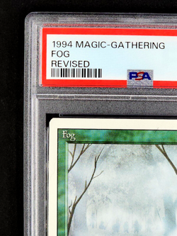 1994 MtG Magic the Gathering Revised Fog Green PSA 9 Mint *Only 9 Graded Higher* - Image 5