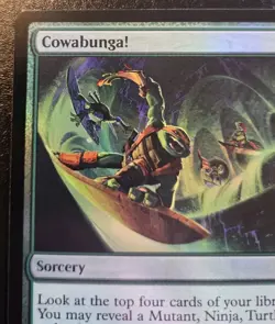 Cowabunga! 0113 Foil Common Teenage Mutant Ninja Turtles Magic: The Gathering - Image 2